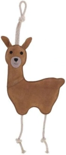 Kožená hračka pro koně, Lama, 40 cm