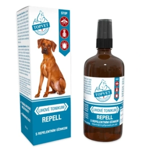 Topvet REPELL lihové tonikum pro psy, 100 ml