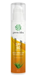 Green idea Aloe vera sun - opalovací mléko SPF 50, 200 ml