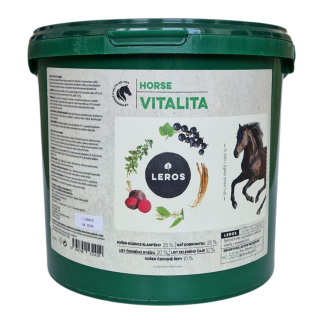 Bylinná směs pro koně Leros Vitalita, 1 kg