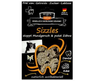 Krekry na čištění zubů pro psy Sizzles, 63 g