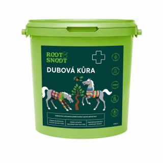 Dubová kůra Root & Snoot pro koně sypaná směs, 1 kg