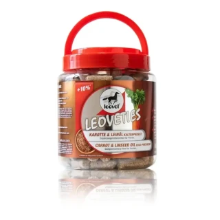 Chutné pamlsky Leoveties s mrkví a lněným olejem, 1,1 kg