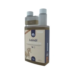 Lněný olej lisovaný za studena Hestevard, 1 l