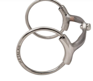 Westernové kroužkové udidlo METALAB, vel. 13 cm
