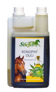 Konopný olej lisovaný za studena, 1 l